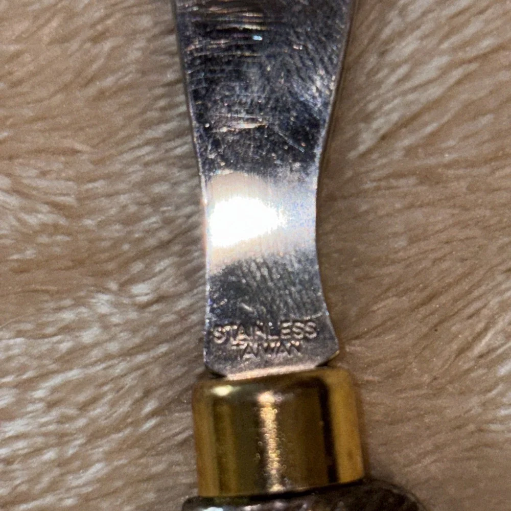 Arthur Court Elephant Handle Cheese Butter Spreaders Kitchen Set of 2